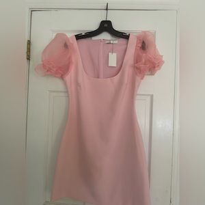 bubblegum pink mini dress